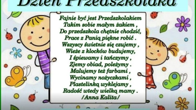 OGÓLNOPOLSKI DZIEŃ PRZEDSZKOLAKA OBCHODZIMY 21.09. (poniedziałek)