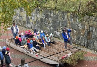 Spotkanie z flisakami.